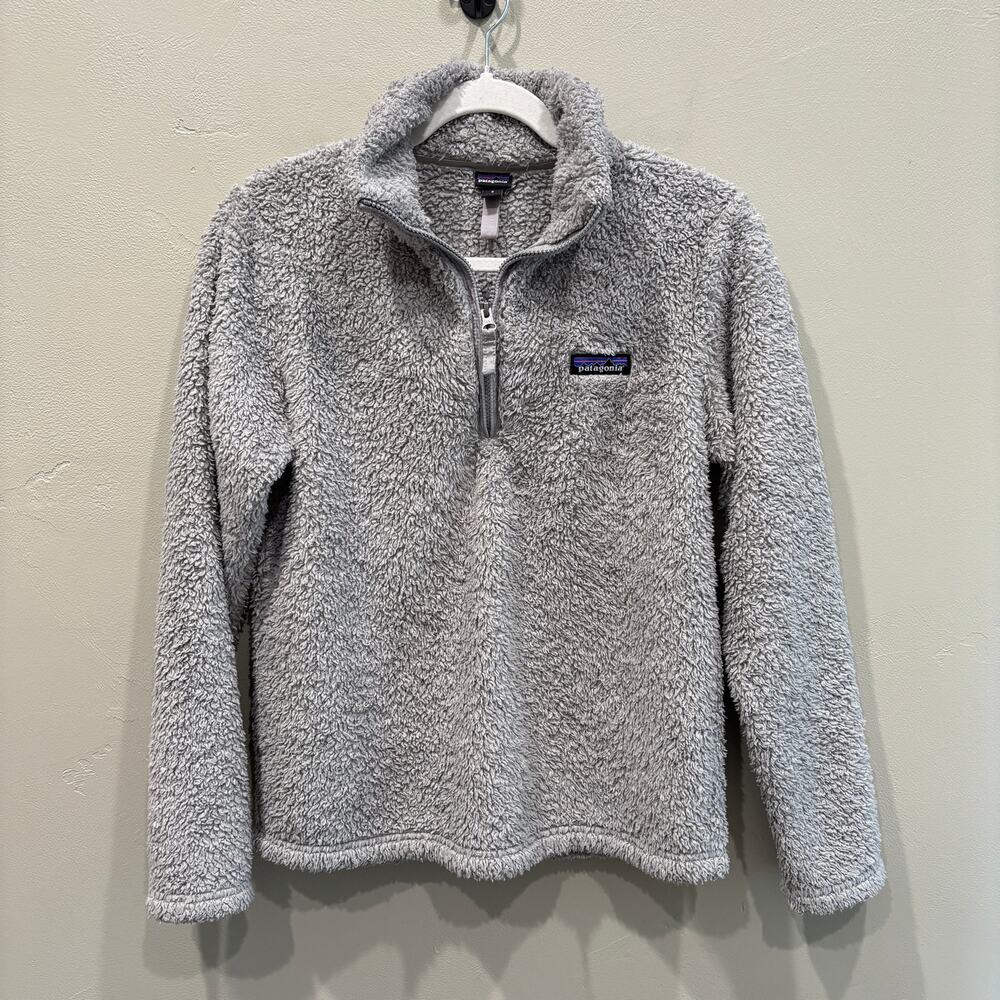Patagonia Women's Los Gatos 1/4 Zip Pullover Light Grey - Size: Small